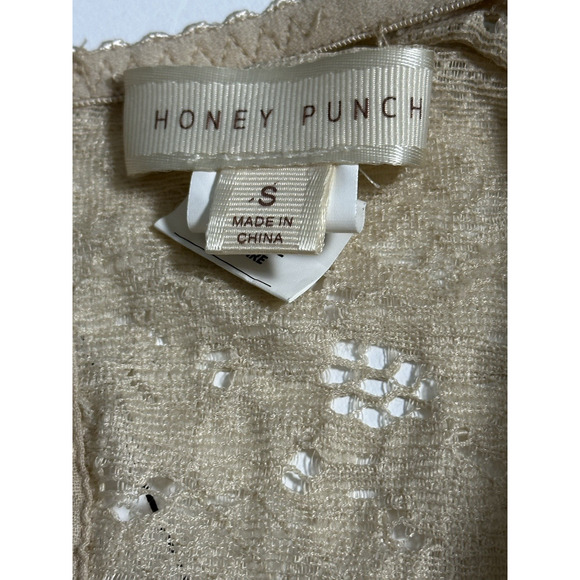 Honey Punch Women’s Teddy Bodysuit Shaper One Piece (S) Beige - Picture 15 of 16